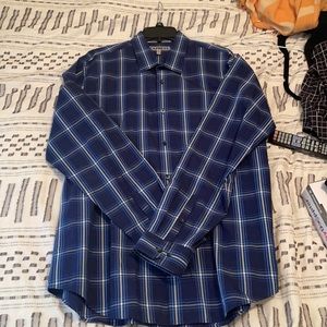 Express men’s long sleeve button down dress shirt